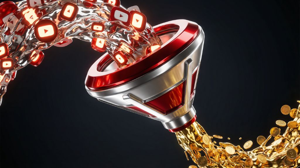 Entonnoir YouTube → Revenus